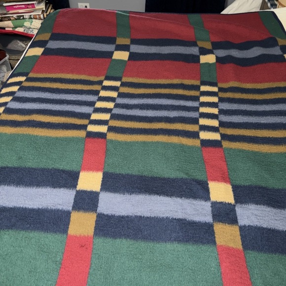 Biederlack Other - Vintage Biederlack Blanket Throw USA Made Geometric Native Aztec 77" X 57"
